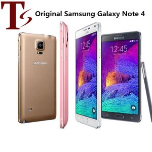 Original Samsung Galaxy Note 4 N910F N910A N910V N910T 5,7 polegadas Quad Core 3 GB RAM 32 GB ROM ROM Smart Phone 1PC DHL