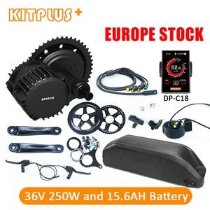 BBS01 Bafang Elektrofahrrad 8fun 250W Motor mit Akku 15,6AH E Kit Fahrradumbau 36V