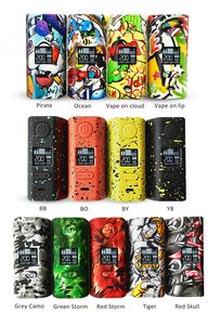 Authentic Hugo Vapor Rader Eco 200W Mod Powered by Dual 18650 Batteries 0.96"inch Square OLED Screen Diaplays 100% Original DHL Free