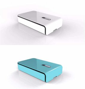 Hot vendas móvel portátil UV Luz Telefone Esterilizador a aromaterapia Função Power Bank UV Telefone Esterilizador Box
