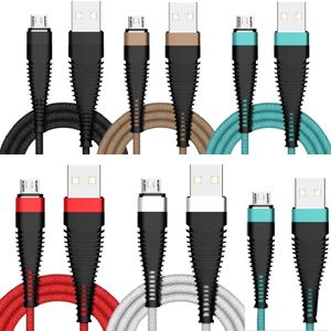 Alloy 1m 3ft 2A Fast Charger cables Usb-C Type c Micro Usb Cable For Samsung s8 s9 s10 Htc lg