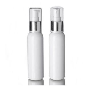 100ml vazio branco Plastic Atomizer Garrafa de Spray Loção Bomba Bottle Travel Size recipiente cosmético para Perfume Óleo Essencial