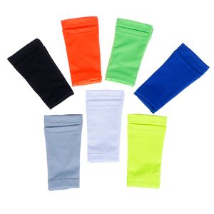 Julyhot 1 Çift Futbol Shin Pedleri Bacak Kollu Anti-Crash Yetişkin Çocuk Destek Çorap Futbol Koruyucu Çorap Cep Ile Shin Guard