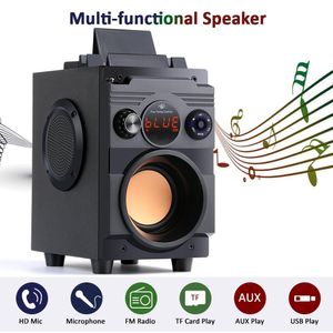 Alto -falante Bluetooth 20W Subwoofer Bass Subwoofer Big Speakers Big Soitidores Big Support Support FM Radio Aux Controle Remote A15