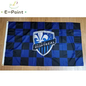 Bandeira de Impacto de Montreal 3 * 5FT (90 cm * 150cm) Poliéster MLS Bandeiras Banner Decoração Flying Home Garden Festive presentes