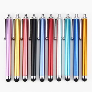 9.0 Dokunmatik Ekran Kalem Metal Kapasitif Ekran Stylus Pens Samsung İPhone Cep Telefonu Tablet PC 10 Renkler için Dokunmatik Kalem