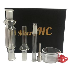 Collettore di nettare 10mm bicchiere da fumo happywater con tubi in vetro con punta al quarzo per unghie in acciaio inossidabile DHL gratis