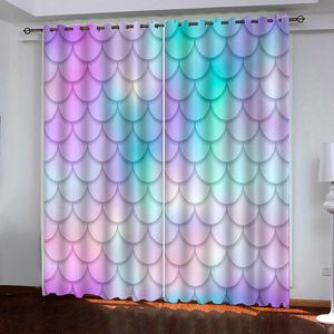 Customize 3d curtains Light color stereo pattern blackout curtains For living room bedrooms kitchen curtain design