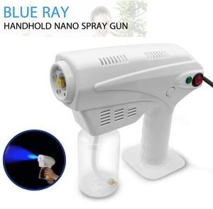 Handheld Blue Light Nano Steam Gun Atomization Disinfection Fog Machine Hair Spray Machine Household Cleaning Tools CCA12398 12pcs