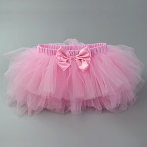 Dziewczynek Spódnice Tutu Ubrania Baby Balet Taniec Pettiskirt Summer Newborn Princess Bow Szyfonowe Miniskirt Birthday Gifts