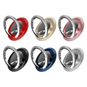 Metall Mobile Finger Ring Telefon Halter Universal 360 Grad Rotation Telefon Ständer Halter Magnetische Auto Halterung Ständer Zubehör