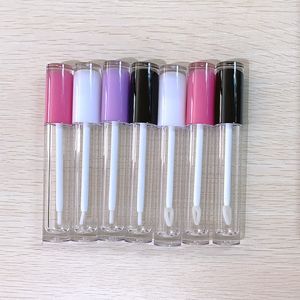 5ml Empty Lip Gloss tubes Lip Glaze Brush Wand Makeup Container Lipstick Lip Balm Refillable DIY Lipgloss Tube