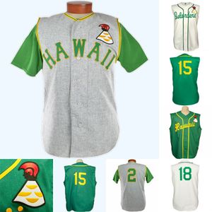 Hawaii Islanders 1961 Road Jersey 100% ricamo cucito maglie da baseball vintage personalizzato qualsiasi nome qualsiasi numero dalla S alla 3XL