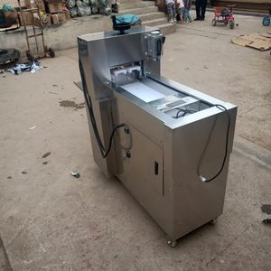 Eléctrica doméstica Food Slicer CNC duplo corte máquina de cordeiro rolo cortar a carne Planing Máquina Espessura ajustável para venda