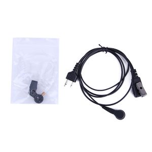 2pcs High-Quality 2 PIN Covert Acoustic Tube Earpiece For IC-F4TR, IC-F10, IC-F20, IC-H2 ALINCO Radio Headset Earpiece Radio