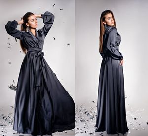 Kadınlar Bornoz İpek Saten pijamalar Kadın çamaşırları Robe Uzun Kollu Parti Gelinlik Petite Artı boyutu Custom Made