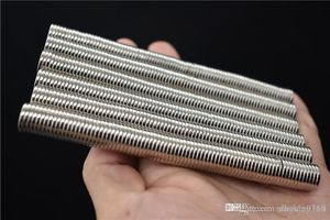 Tanie hurtownie 100 sztuk / partia Silne rzadkie magnesy Ziemia Okrągły NDFEB Neodymium Magnes N50 Dia12x1.2mm Super potężny hurt