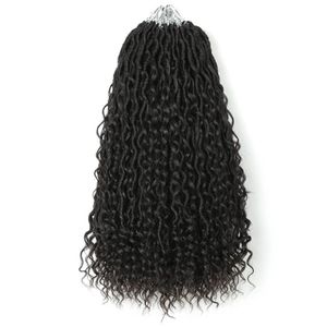 18 polegadas deusa Locs Produtos de cabelo Crochet extensões tranças sintéticas tranças de cabelo tranças de crochet para mulheres extensões de cabelo para tranças