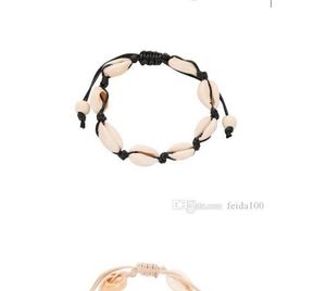 Armband European American Utrikeshandel Flätat Shell Armband Smycken Hawaiian Style Leisure Fashion Natural Shell Footchain WL879