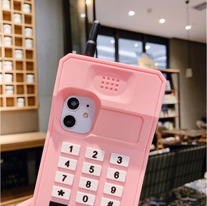 Caixa de celular celular 3D clássico para iPhone 13 13Promax 11 Casos 11Pro XS max 6 7 8 Plus Retro Protection Anti Cellulite Soft Cover Promax S Pro