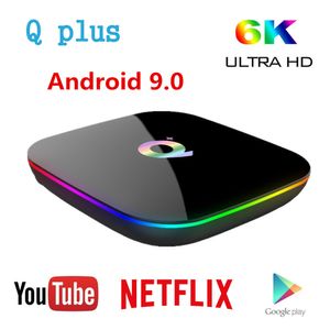 Q Plus Allwinner H616 Akıllı Android 10.0 TV Kutusu 4GB 32GB 4K H.265 USB3.0 PK X96 Maksimum Set Üst Kutusu