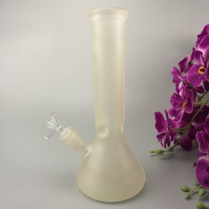 Cały Body Dark Glow Najnowszy szklany bong 9,8 -calowy szklany olej bongs 18 mm staw dap dla shisha