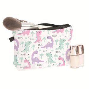 MPB009 schöne Dinosaurier 3D-Druck Reise Make-up Taschen Frauen Dame Kosmetik Handtasche Beutel Stoff Handtasche hängen Schmuck Casual Geldbörse