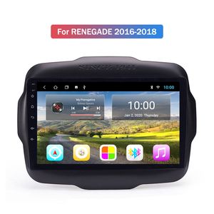 10.1" Android 2DIN Car Radio Video Player WIFI OBD2 BT GPS Navigation MP5 Multimedia Audio for Jeep RENEGADE 2016-2018