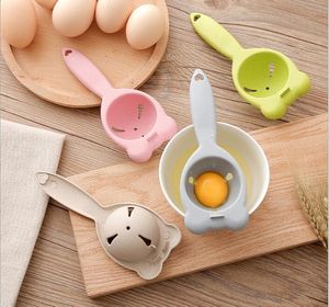 Novo separador de filtro de gema branca de plástico doméstico ferramentas de cozimento de ovos acessórios de cozinha atacado tly034