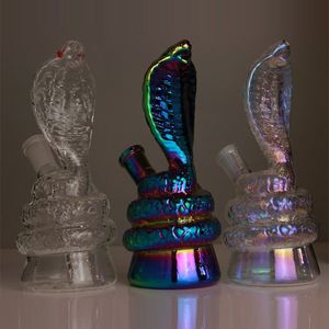 Hookahs małe 6,5 '' szklane bong mini bongs trzy różne kolory kształty węża