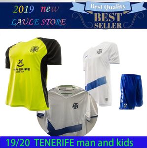 Maglia da calcio CD TENERIFE home kit per adulti 19 20 maglia da calcio per bambini maillots Personalizza camiseta de f￺tbol maglie bianche