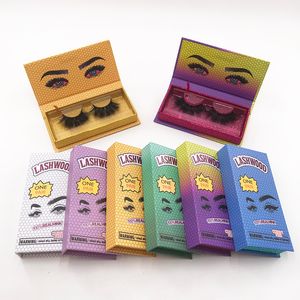 Eyelashes Package Wholesale Empty Lash Boxes with Tray Lash Boxes Magnetic Lash Box for Messy Wispy