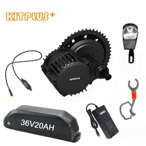 BAFANG ELEKTRISK BIKE CONVERSION KIT MID CREV MOTOR 36v350W med 36V20AH Cykel Batteri Gear Sensor Kit