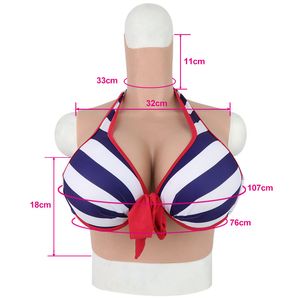 Artificial Silicone Fake Breast Form Roanyer Transgender Crossdresser Male To Female Realistic Crossdressing Boob Cosplay H Cup