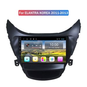 الروبوت سيارة الراديو فيديو GPS الملاحة DVD نظام الوسائط المتعددة ستيريو لنظام Hyundai Elantra Korea 2011-2013