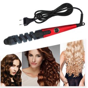 Профессиональные бигуди ролика Магия Спираль Curling Iron Быстрый нагрев Curling Wand Electric Styler Pro Styling Tool