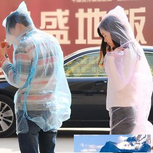 I bambini adulti di alta qualità usano l'impermeabile spesso singolo escursionismo monouso tuta antipioggia unisex non tossico sicurezza esterna poncho DH0054