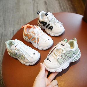 Children's Sports Fashion Toddler Sneakers Girls Breathable Casual Shoes 2020 New Kids Designer Boy Running Flats