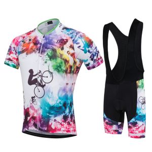 Wholesale cycle clothing resale online - Color Cycling Clothing Quick Dry Cycle Clothes Racing Bicycle Wear Ropa Ciclismo MTB Bike Cycling Jerseys