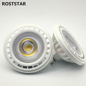 Dimbar LED COB AR111 Embedded Down Lamp 10W / 15W GU10 LED AR111 Ljus Spotlight AC85-265V / AC110V / AC220V / DC12V högkvalitativ inomhusbelysning.