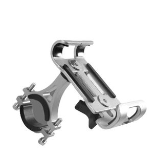 Full Aluminium Alloy Mobile Phone Holder Stands For Bicycle Motorcycle Metal Mountain Bike Road Bike Phone Holder