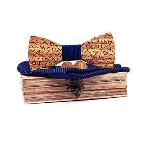 Nuovo design zebra legno uomo cravatta classico business bowia in legno cravatta a mano manette per cravatta per matrimonio cravatta vendita vendita T219