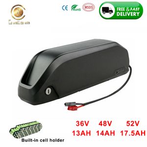 Ebike Battery 36V 48V 52V 13AH 17.5AH Electric Bicycle Cheap with Charger for Bike Bafang 500W 1000W Motor