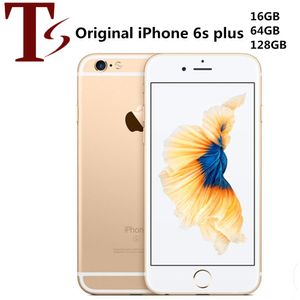 Renoverad original Apple iPhone 6s plus 5,5 tum med fingeravtryck iOS A9 16/32/64 / 128GB ROM 12MP olåst mobiltelefon