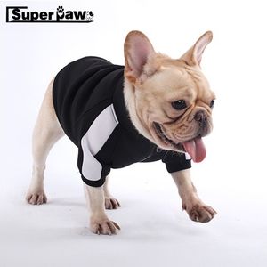 Mode sport stil hund hoodie jacka kläder husdjur vinter varm kläder för små medelstora hundar chihuahua franska bulldog pug bfc01 t200710