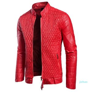 Fashion- MEN'S Leather Coat Autumn New Style Europe And America Foreign Trade Ouma Coat Large Size Leather Jacket