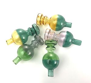 Heady Färgad Glas Carb Cap Oil Dab Rigs DAB Tool för Quartz Banger Nail Färgglada Carb Caps för rökning Tillbehör DCC22