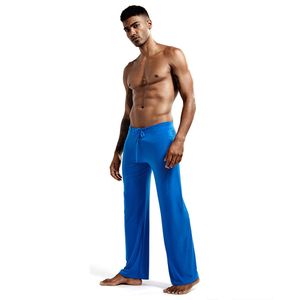 Wholesale yoga man pants for sale - Group buy Men Long Yoga Pants Drawstring Sleepwear Comfy Breathable Slip Man Sleep Bottoms Casual Trousers Homewear Pajama Pants Loose