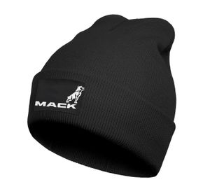 Мода Mack Trucks собака американского автомобиль Fine Knit Beanie череп шапка наручники Plain Логотип черного американский флаг Урожай старый