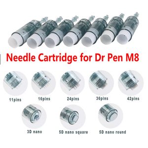 Dr Pen M8 Replacement Micro needle Cartridge 11 16 24 36 42 nano Pin for Electric Dermapen MTS Anti Scar Skin Rejuvenation